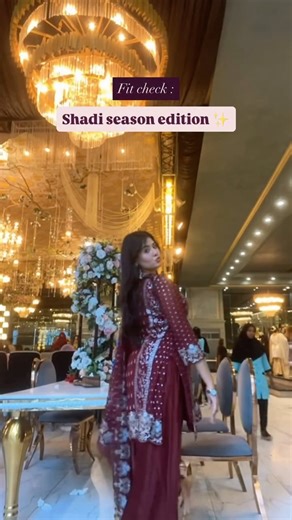 BK on Instagram: "POV: it’s officially shadi season 🥰 [ Shadi season outfits, Pakistani wedding fashion, desi outfit inspo, maroon desi outfit, winter shadi looks, Pakistani girls style, wedding fit check, desi fashion influencer, Pakistani brands, December wedding outfits ] #ShadiSeason #DesiFitCheck #PakistaniFashion #DesiGirlStyle #WinterWeddings #PakistaniInfluencer #DesiOutfitInspo #WeddingSeasonLooks”"