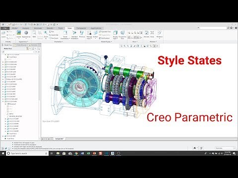 Creo Parametric - How to Create Style States | View Manager