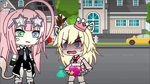 Gacha Life Pink Dress Outfit Ideas