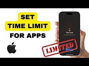 How to Set Time Limits for Apps on iPhone | Control Screen Time Easily