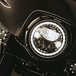 7" TruBEAM® LED Halo Headlamp for Harley-Davidson® & Yamaha Motorcycles