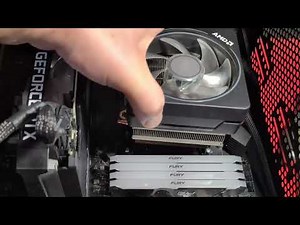 🔥 Installing the RGB Wraith Prism Cooler on a Ryzen 7 5800XT | Step-By-Step Guide 🔧💡