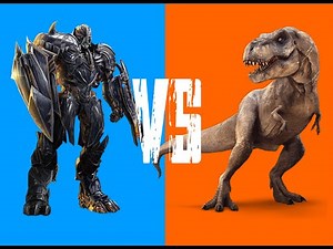 Megatron vs T-Rex (GodzillaGamer Battles)