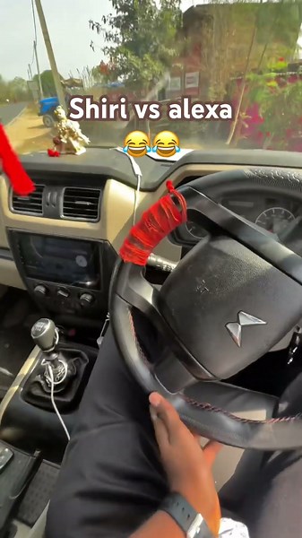 Shiri vs alexa ….😂😂….funny conversation….. #funny #alexa #shiri #driving