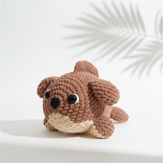 Bark Shark Amigurumi Crochet Pattern – PDF Plush Toy Download - Etsy