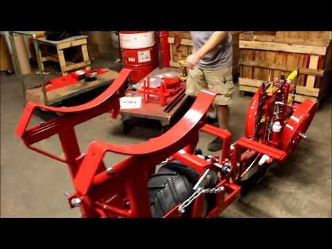 Mechanical Transplanter Model 1000B-3 setup