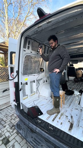 Campervan conversion with the Creality raptor 3D scanner