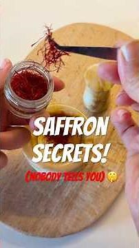 How to brew saffron? (2 methods) #saffron #saffronbenefits