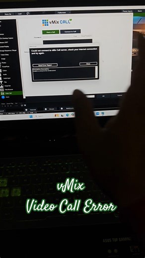 vMix Call Not Working? 😤 | Easy Solution #shorts #vmix #vMixcallerror #livestreaming