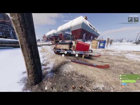 Rust Console I finally got my hands on a snowmobile…