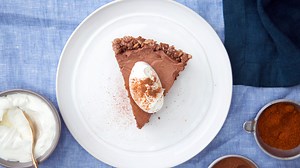 No-Bake Cocoa Krispies Mexican Chocolate Pie