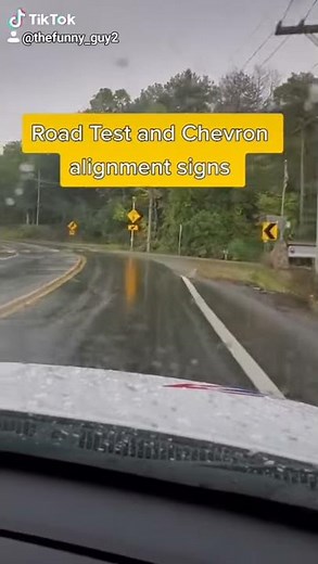 How to Understand The Road Test and Chevron Alignment Signs