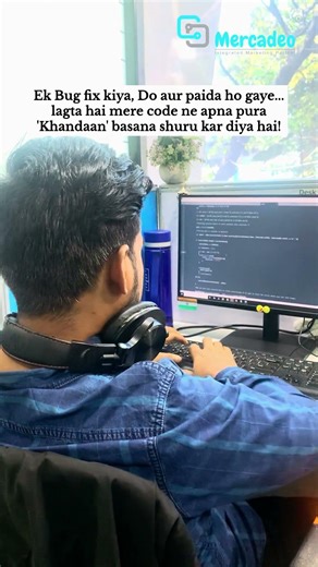 Fixing one bug and getting two more... My code is literally in its "Hum Do Humare Do" phase! 😭💻