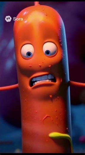 3D Cartoon Horror-Comedy: Donut Monster vs Exploding Sausage