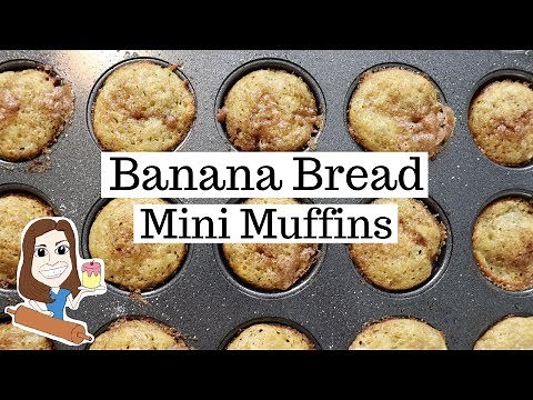 Banana Bread Mini Muffins