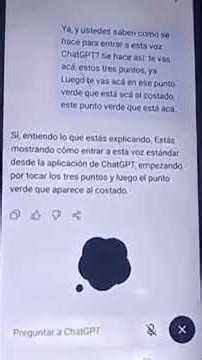 como poner la voz estándar en el chatgtp