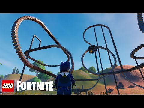 How to build the best roller coaster in Lego Fortnite🎢