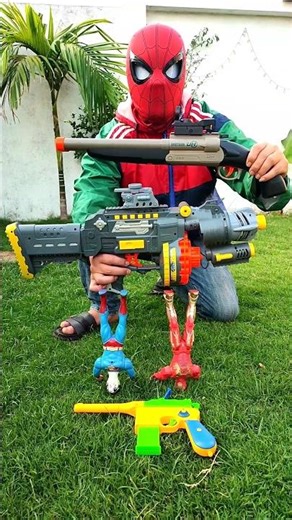 shotgun vs 2 Big toy gun testing #toyguns #nerf #shorts