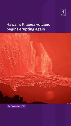 Hawaii's Kilauea volcano erupting again