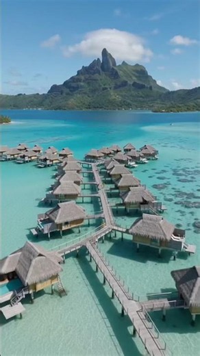 Bora Bora 🇵🇫 | The World's Most Dreamlike Island Paradise 🌊