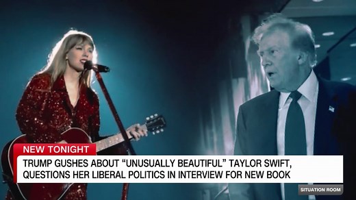 Trump gushes about Taylor Swift