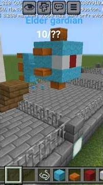 “EASIEST Elder Guardian Statue 😱 (Minecraft)”