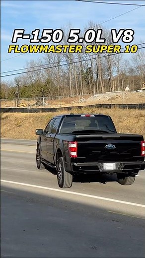 2023 Ford F-150 5.0L V8 Exhaust Sound w/ Flowmaster Super 10! #exhaustaddicts