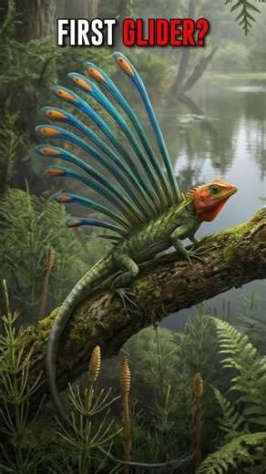 Nature's Bizarre Experiment: The First Winged Reptile? #facts