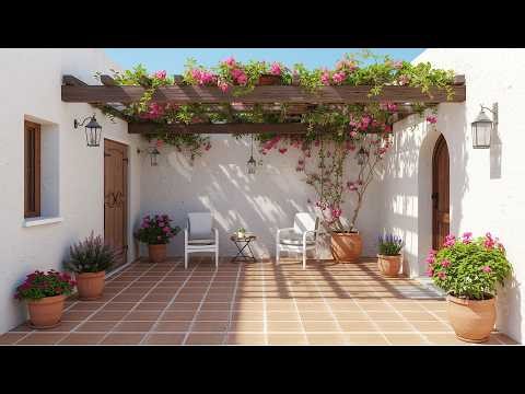 60+ Best Small Mediterranean Patio Makeover | Elegant & Cozy Design Ideas for Summer 2025