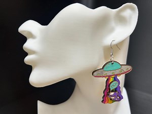 Alien Abduction Earrings - Etsy