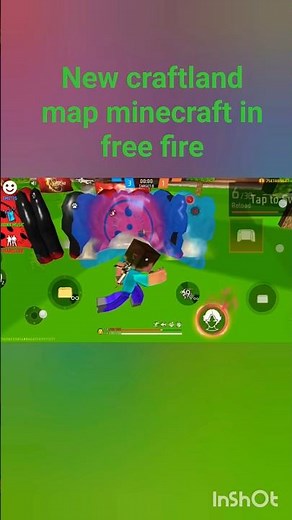 🔥 BEAST Mode ON in NEW Craftland Map! 🏰 Minecraft Style Gameplay | Free Fire Max OP Moments 😈