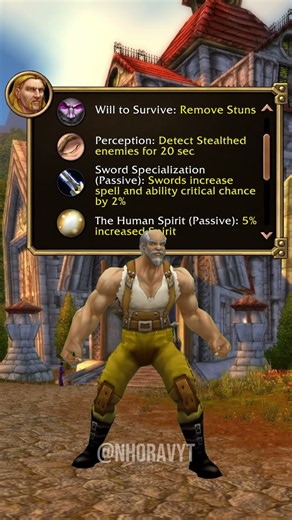 New Alliance Racial Abilities in World of Warcraft Forever! #shorts #worldofwarcraft