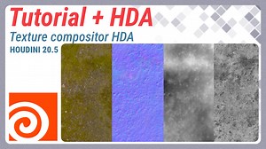 Houdini 21.0   texture compositor HDA