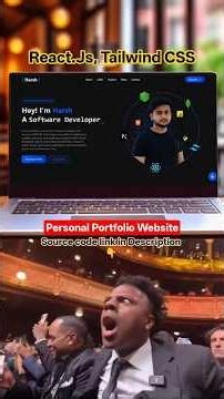 Personal Portfolio Website - Software Developer #reactjs #tailwindcss