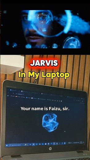 Building my own JARVIS 🤖💻 Mind blown! 😮 #jarvis #ironman #codecoders #ai
