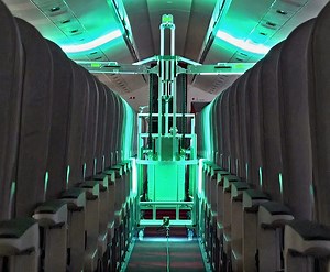 UVeya's New Robot Can Disinfect an Entire Plane in 13-Minutes with Ultraviolet Light