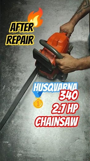 Husqvarna 340 AFTER REPAIR #husqvarna #stihl