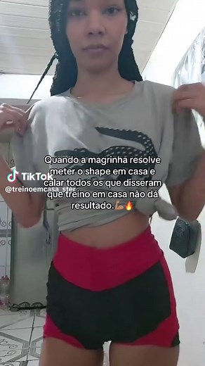 Magrelinha e o Treino em Casa: Resultados Surpreendentes