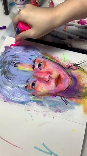 Kpop Painting Acrylic and NCT Fanart by Jaemin