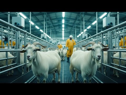 Inside a Modern Goat Meat Factory | Advanced Farming & Processing Technology