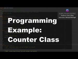 Java 1 Online, [4.09] Writing Classes: Counter Class