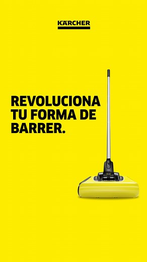 😩 ¿Estás cansad@ de mover escoba y recogedor por toda tu casa? La escoba a batería KB 5 hace esas dos tareas. Un equipo super flexible que permite limpiar debajo de muebles, cama y entre las sillas de manera eficiente y sin causar ninguna incomodidad. Gracias a su diseño y mango ergonómico te permite llegas hasta los espacios más estrechos y bordes, limpiando perfectamente. ✨ Posee un cepillo accionado por batería y un contenedor para recoger toda la suciedad, además el contenedor se puede extr