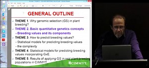 Genomic selection (GS) Session 1 - Part 1 of 2 – Jose Crossa