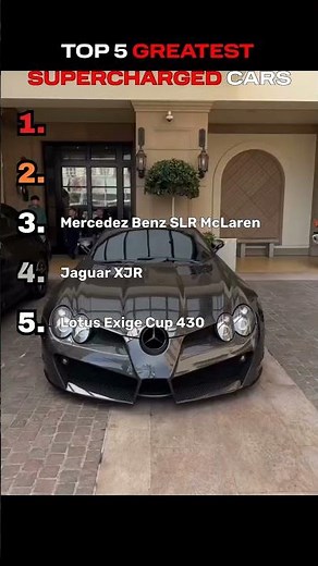 🔥 Top 5 Greatest Supercharged Engines EVER! 🤯