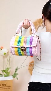 380K views · 8.2K reactions | Crochet Rainbow Handbag Ideas | Crochet Royal | Facebook