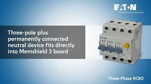 Eaton's Three Phase RCBO for Memshield 3 - Eaton videos