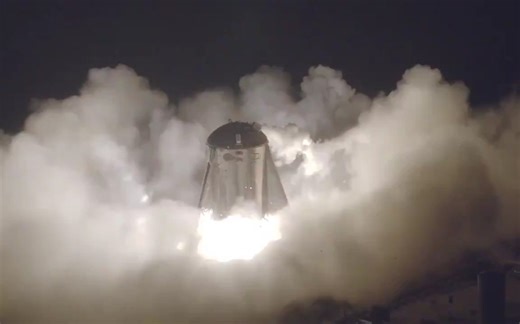 SpaceX公司Starhopper火箭跳跃测试
