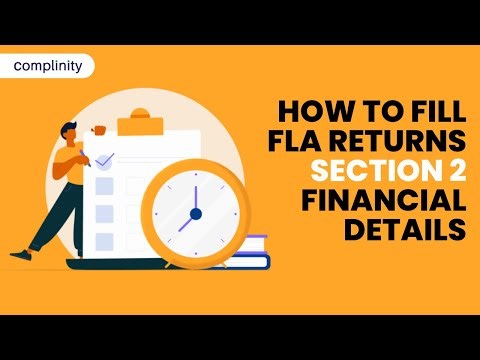 How to fill FLA Returns Section 2 Financial Details | Complinity