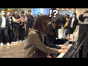 【ドッキリ】ストリートピアノを使って絶対にモテる方法