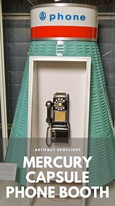 A phone booth helps tell the story of Earth-based space tourism. Curator Emily Margolis explains… | National Air and Space Museum, Smithsonian Institution